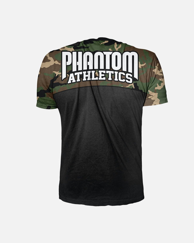 Phantom Athletics Trainingsshirt EVO Camo – Woodland