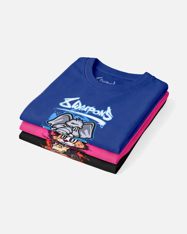 T-shirt 8 WEAPONS Jipe – Bleu