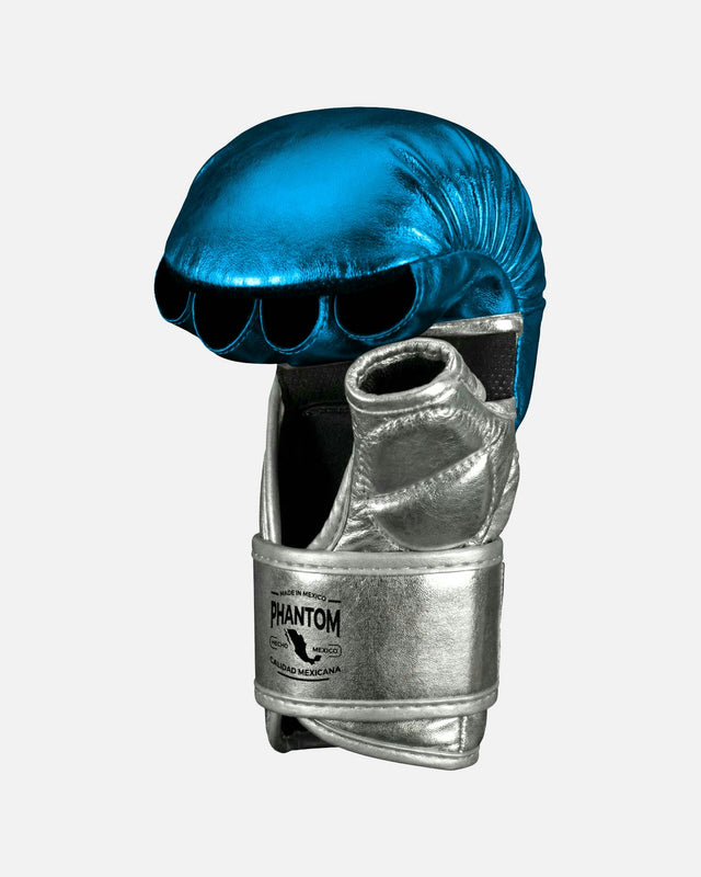 Phantom Athletics MMA-handsker Mexico – Lyseblå/Sølv