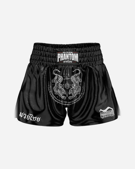 Pantalones de Muay Thai Phantom Athletics Sak Yant - Negro