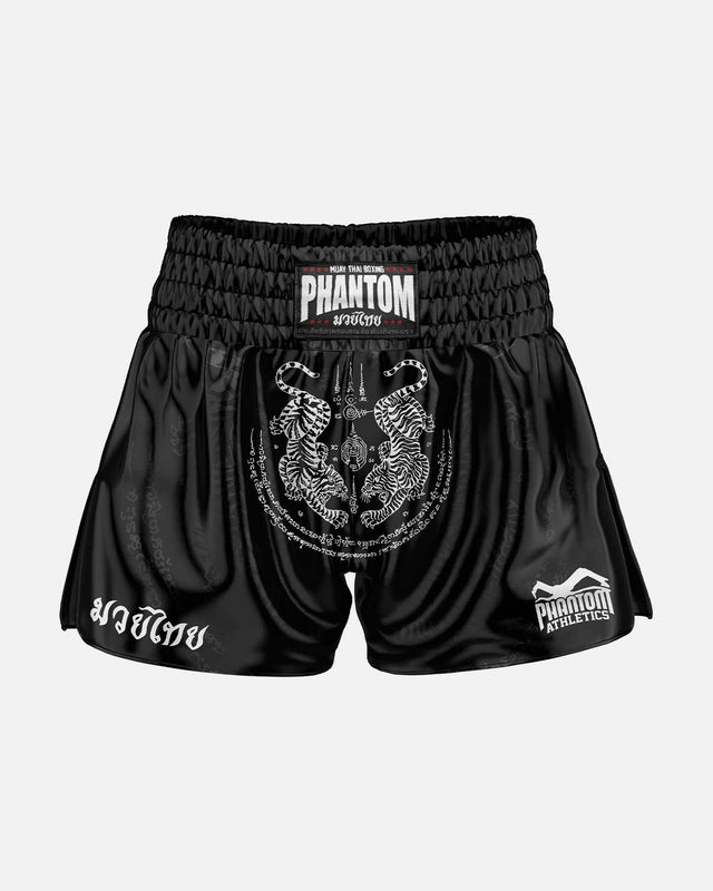 Shorts de Muay Thai Phantom Athletics Sak Yant – Noir/Or