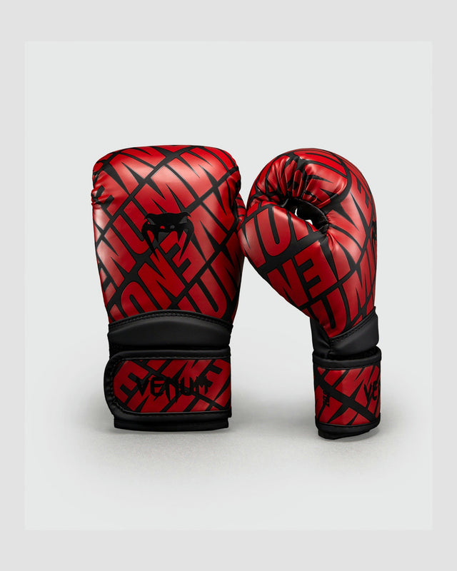 Mănuși de box Venum Contender 1.5 XT 3D Copii – Negru/Roșu