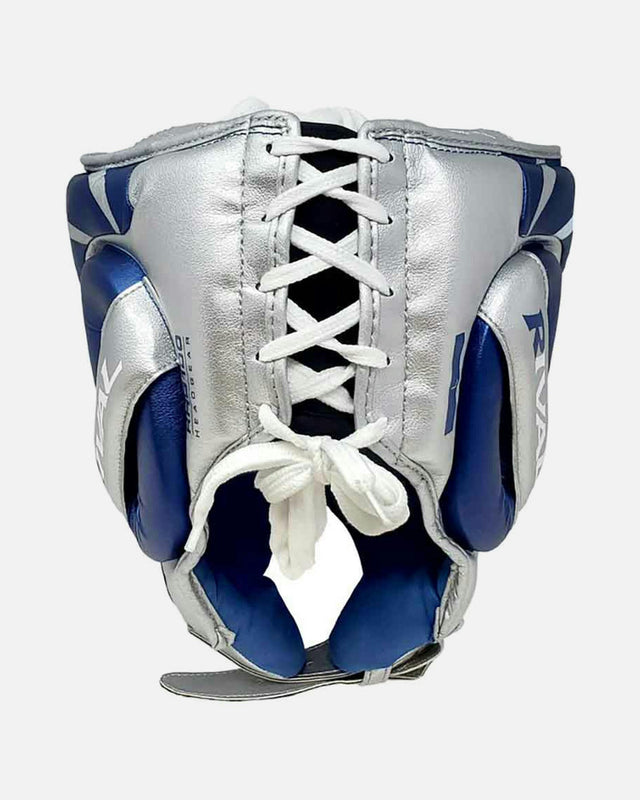 Kask bokserski Rival RHG100 Professional – Niebieski/Srebrny