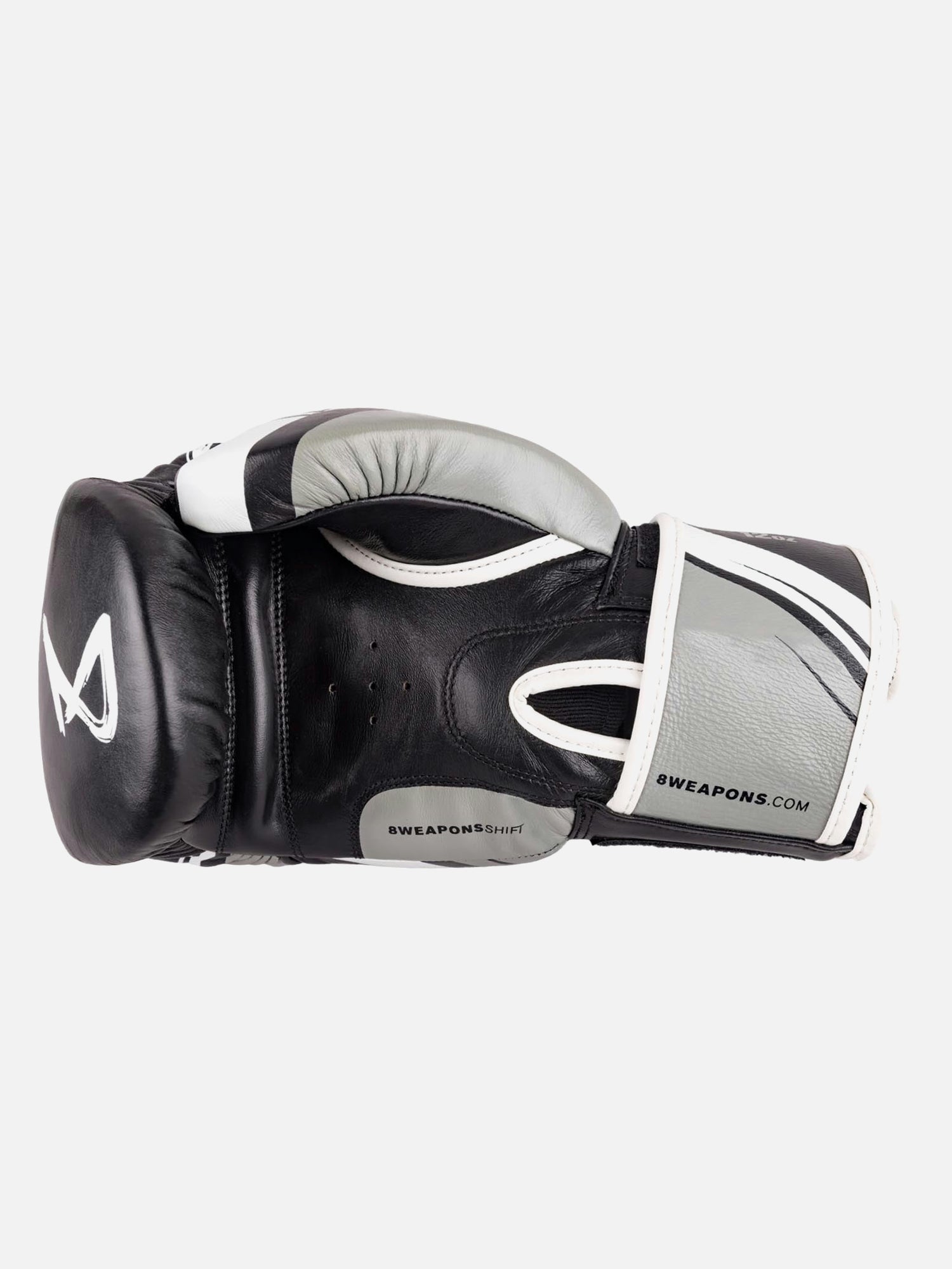 8 WEAPONS Boxhandschuhe Shift – Schwarz/Weiß
