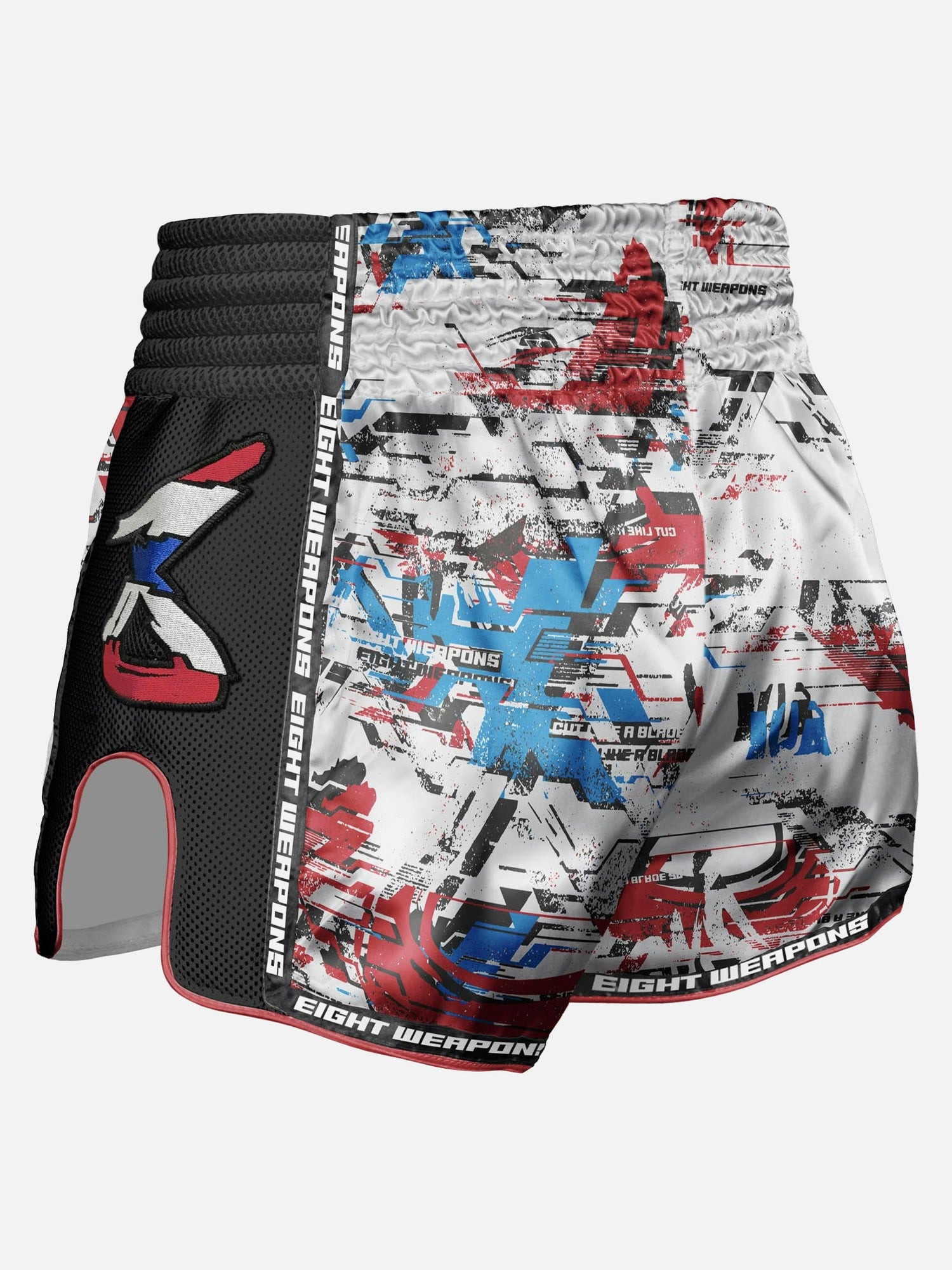 Pantalones de Muay Thai 8 WEAPONS Cut Like A Blade 2.0 – Blanco