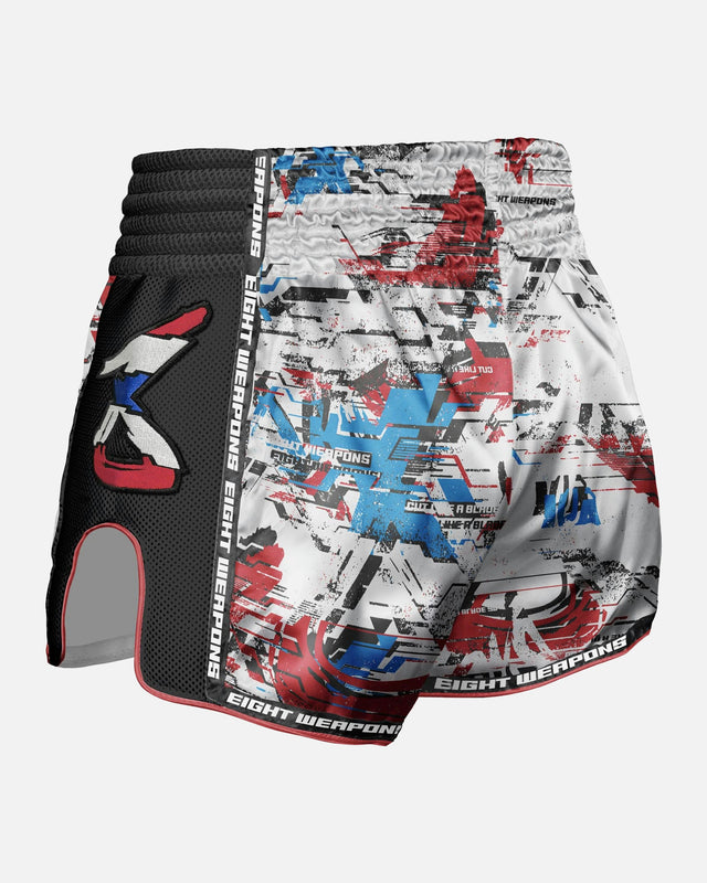 Pantalones de Muay Thai 8 WEAPONS Cut Like A Blade 2.0 – Blanco