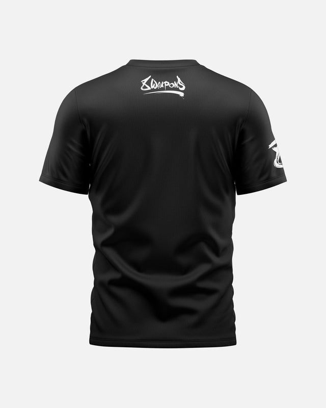 Tricou 8 WEAPONS Unlimited 2.0 – Negru/Alb