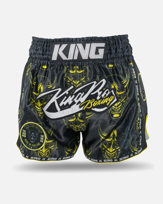 King Pro Boxing Muay-Thai-Shorts Devil – Schwarz