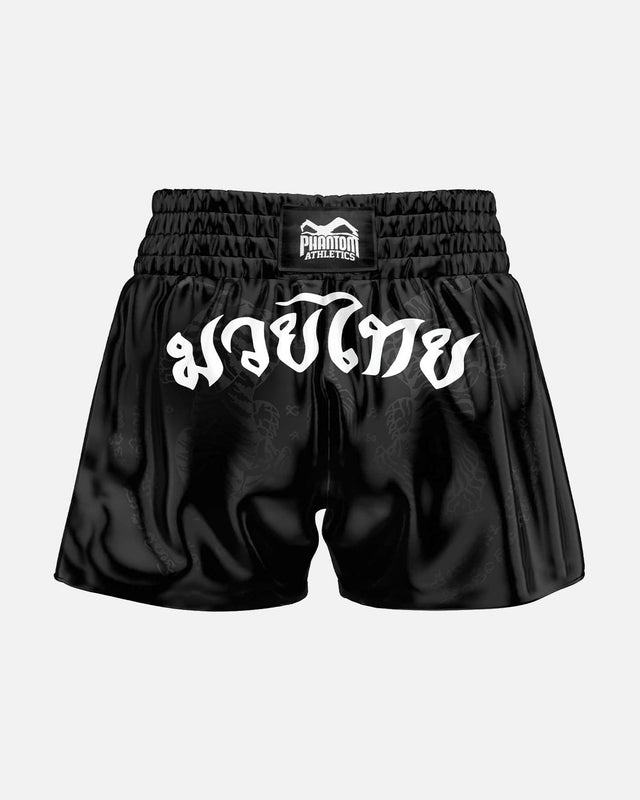 Spodenki Muay Thai Phantom Athletics Sak Yant – Czarne