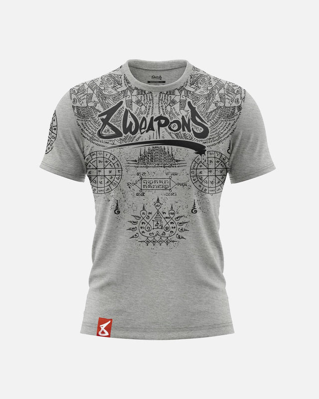 8 WEAPONS T-shirt Yantra – Grå