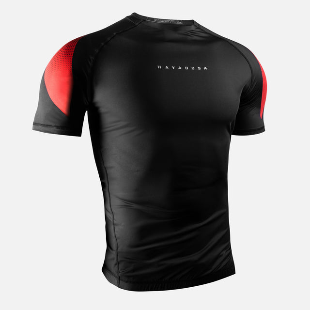 Rashguard Hayabusa Pro Ranked s krátkými rukávy – Černý