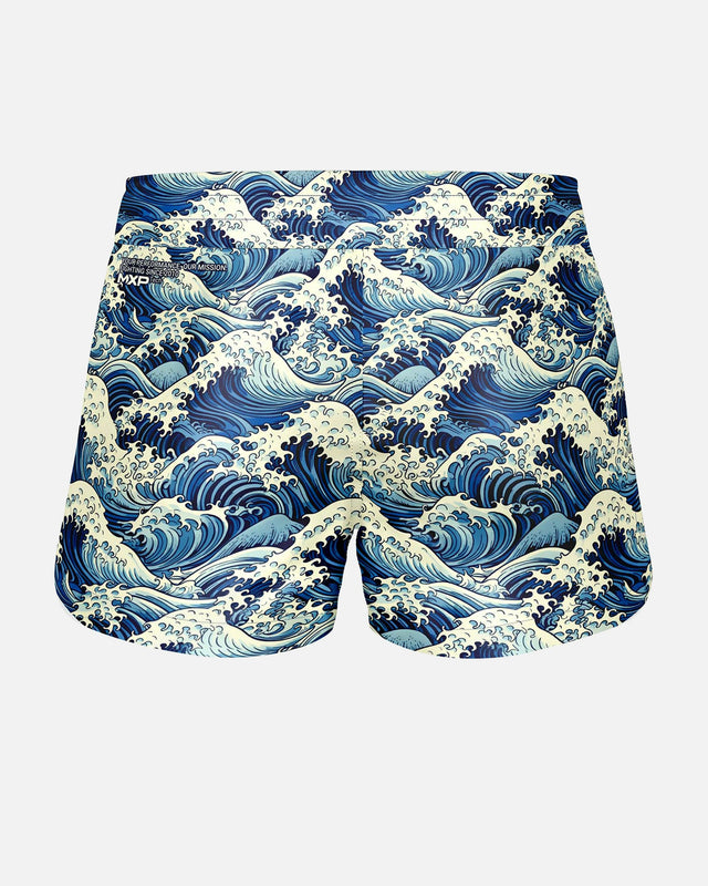 Phantom Athletics MMA-shorts Fusion Tsunami – Blå
