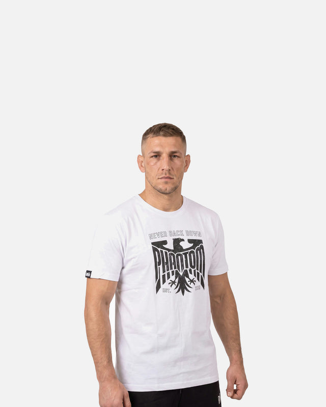 Camiseta Phantom Athletics Germany Never Back Down – Blanco