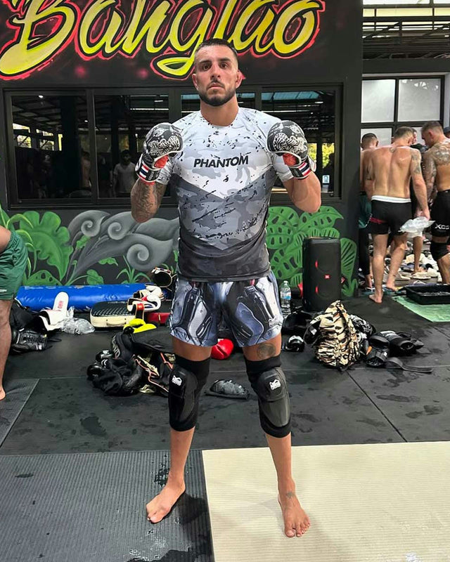 Phantom Athletics MMA Handschoenen Sparring Muay Thai - Zwart/Zilver