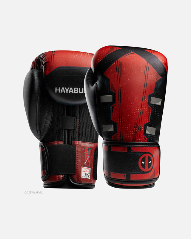 Hayabusa x Marvel Boksehandsker Deadpool - Rød/Sort
