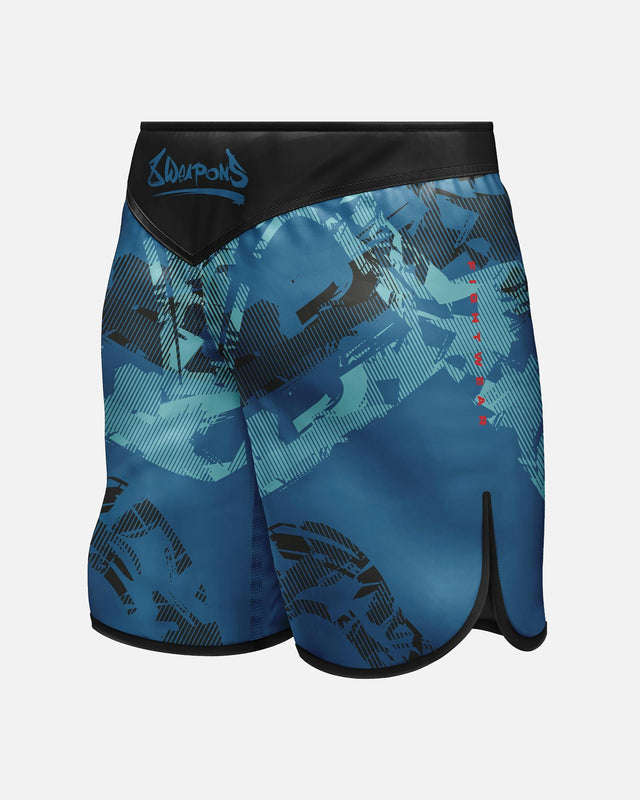 8 WEAPONS MMA-shorts Hit 2.0 - Marineblå/Sort