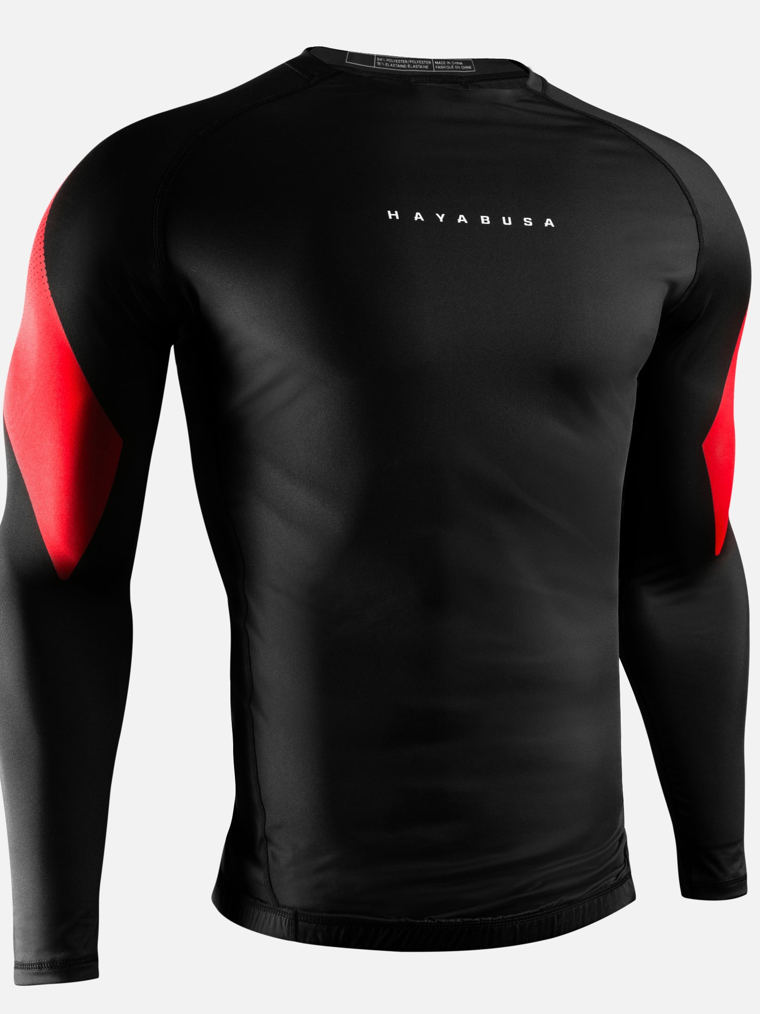 Rashguard Hayabusa Pro Ranked Mâneci Lungi – Negru