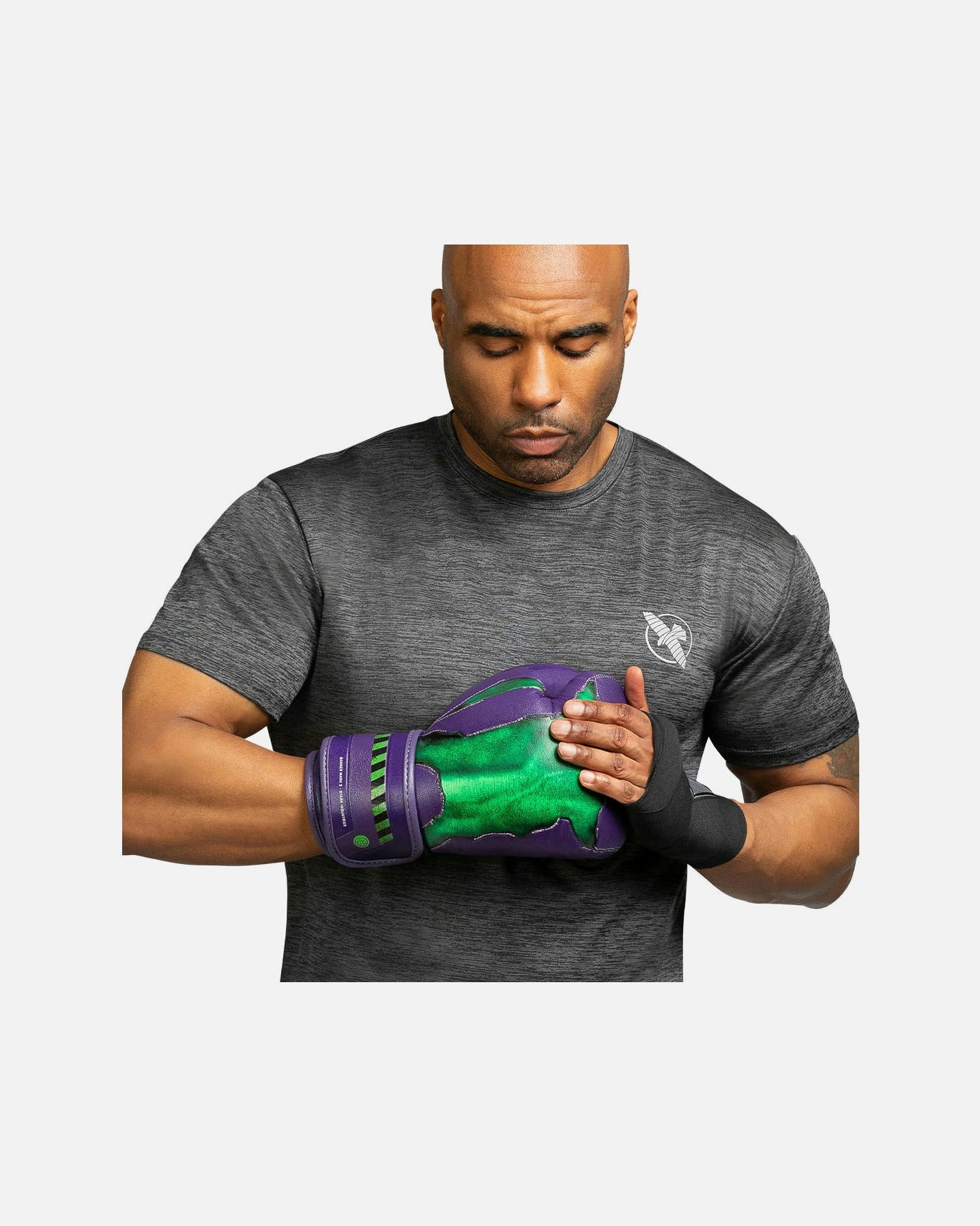 Guantoni da boxe Hayabusa Hulk – Viola/Verde