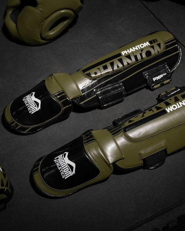 Phantom Athletics Scheenbeschermers APEX Hybrid - Legergroen