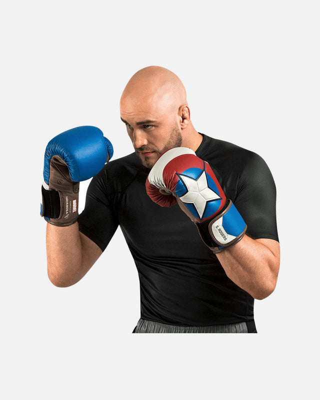 Luvas de boxe Hayabusa x Marvel Captain America – Vermelho/Branco/Azul