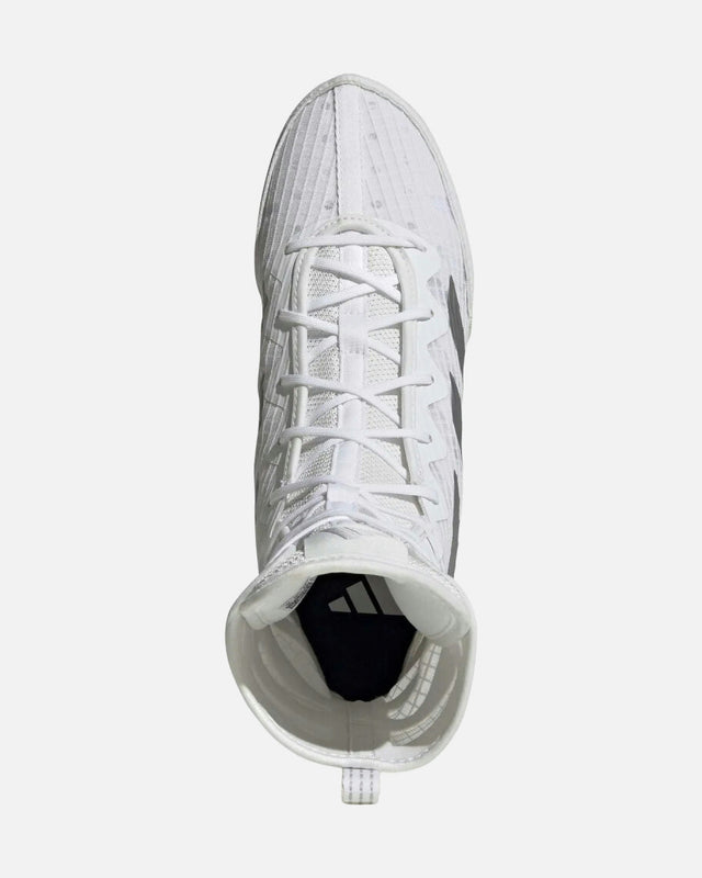 Botas de boxeo Adidas Box Hog 4 – Blanco/Plata