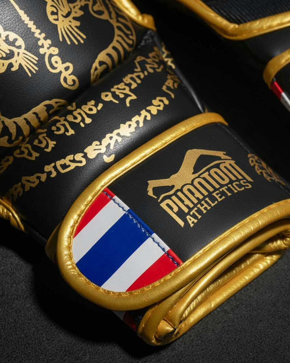 Guanti MMA da sparring Phantom Athletics Muay Thai – Nero/Oro