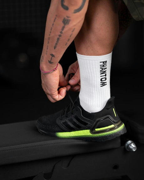 Phantom Athletics Performance-strømper – hvid
