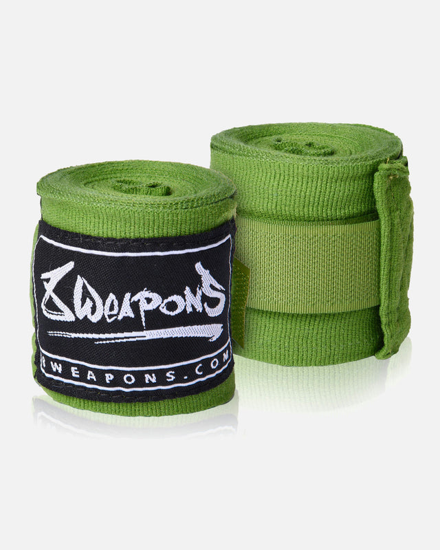 8 WEAPONS Boxerské bandáže – Olivová