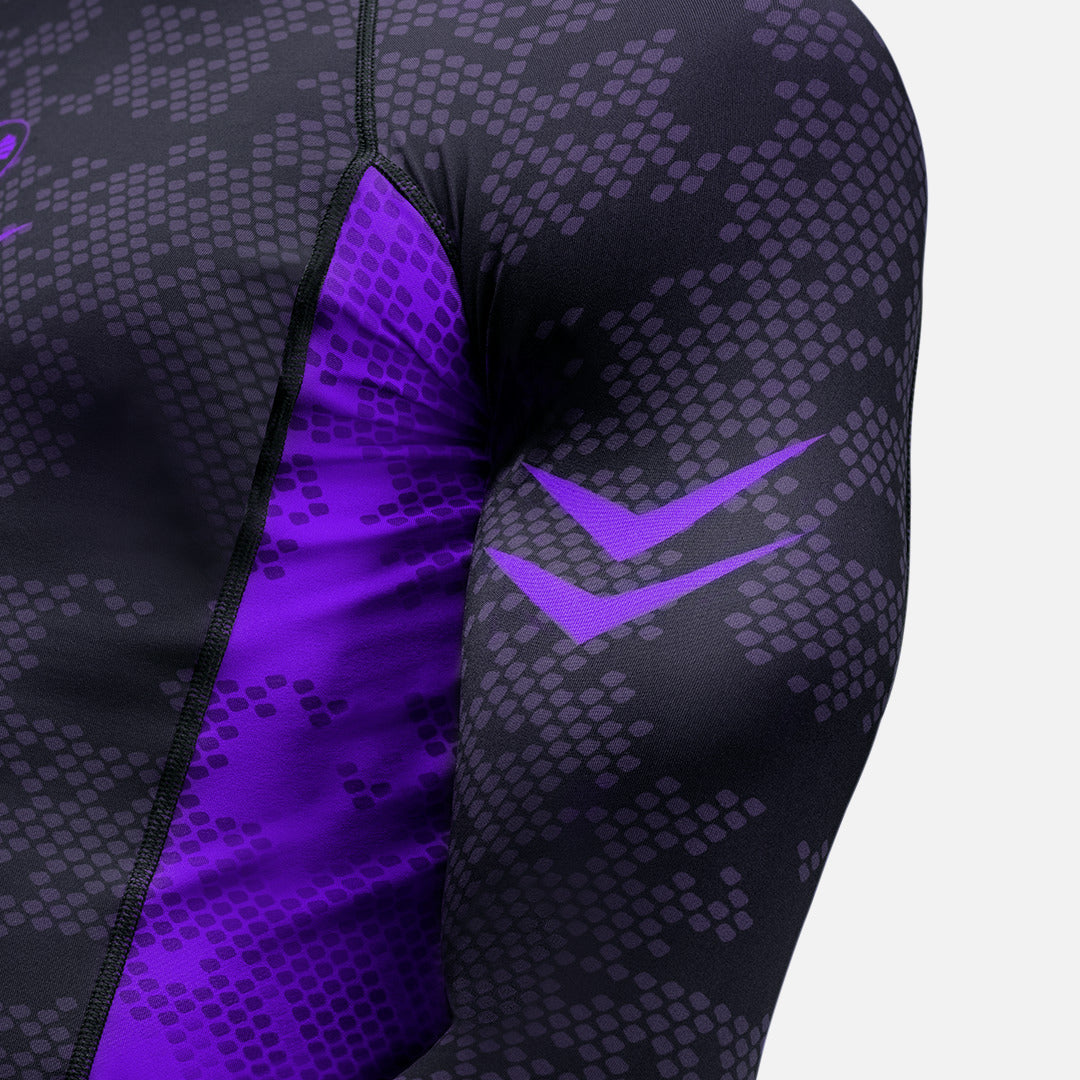 Rashguard Hayabusa Ranked Maniche Lunghe – Viola
