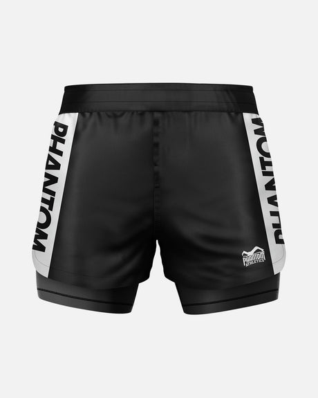 Calções de compressão Phantom Athletics Fusion 2in1 Apex – Preto