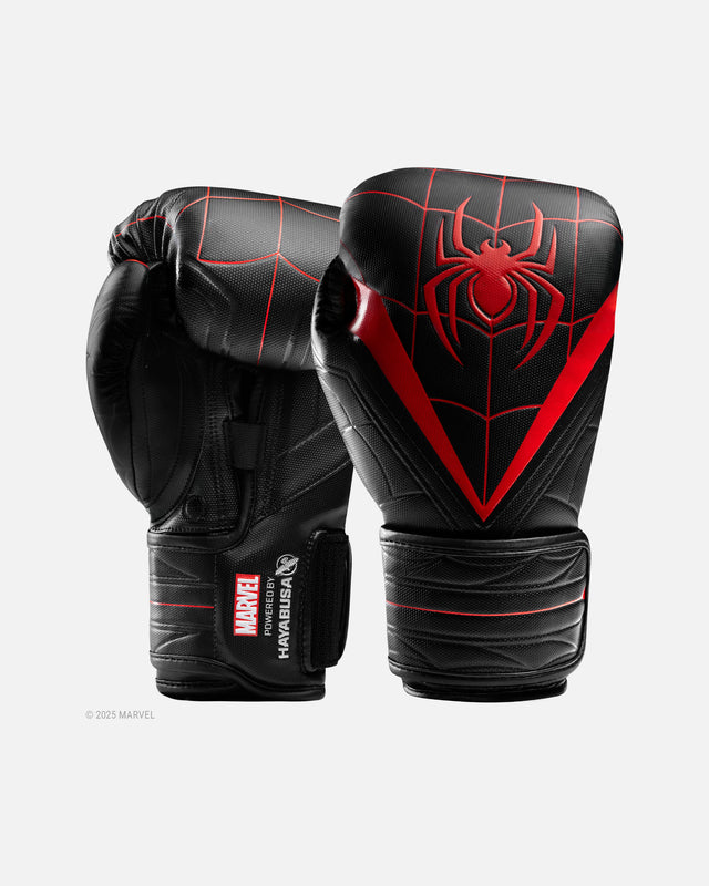 Gants de boxe Hayabusa x Marvel Miles Morales – Noir/Rouge