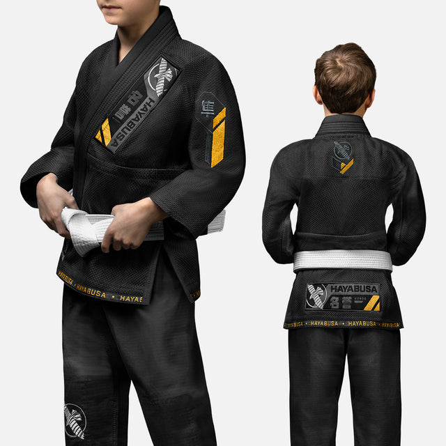 Hayabusa BJJ-gi Ascend Børn - Sort