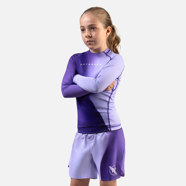 Pantaloni scurți MMA Hayabusa Apex Nova – Copii – Violet
