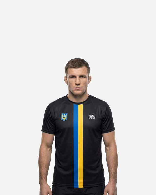 T-Shirt Phantom Athletics EVO+ Team Ukraine – Bleu/Jaune