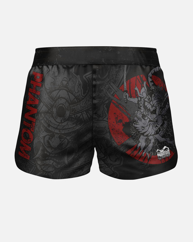 Phantom Athletics MMA Shorts Fusion-R Samurai – Black/Red