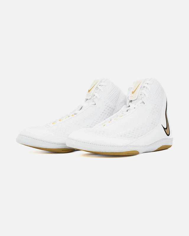 Botas de lucha Nike Inflict 4 – Blanco/Oro