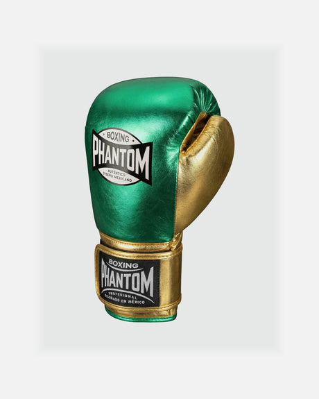 Guantes de boxeo Phantom Athletics Mexico – Verde/Oro