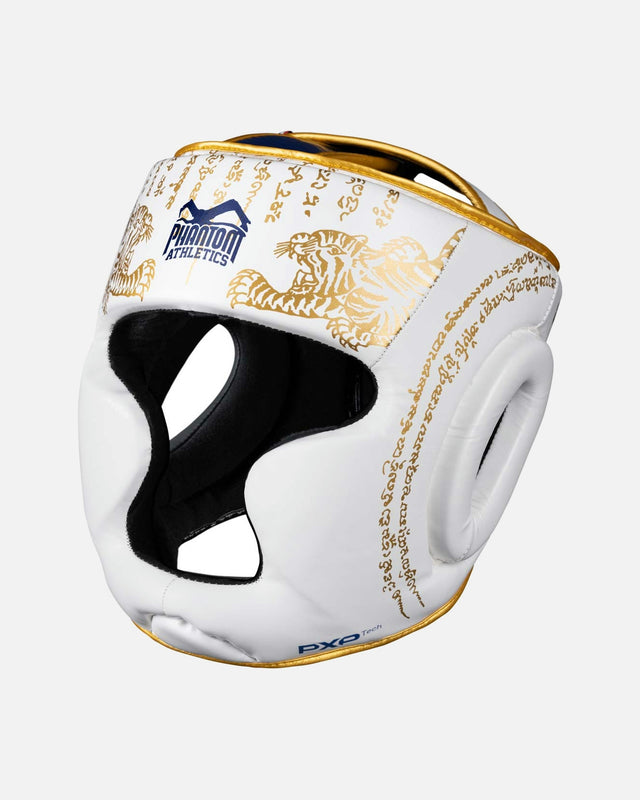 Casco da boxe Phantom Athletics Muay Thai – Bianco Gelo