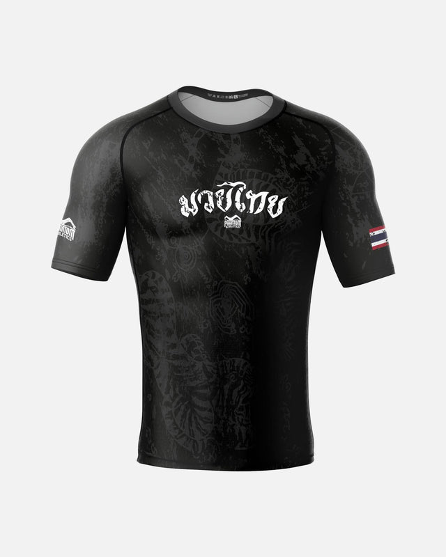 Phantom Athletics Rashguard Muay Thai – Sort/Grå
