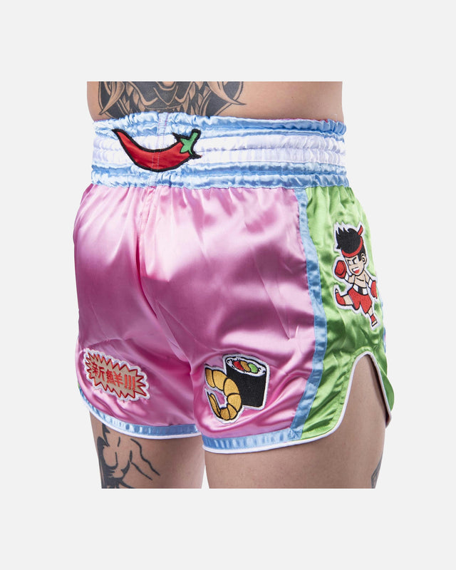 Pantalones de Muay Thai 8 WEAPONS Yummy – Rosa