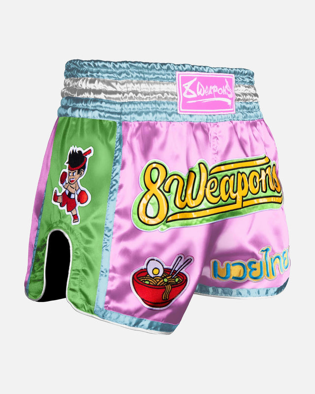 Pantalones de Muay Thai 8 WEAPONS Yummy – Rosa