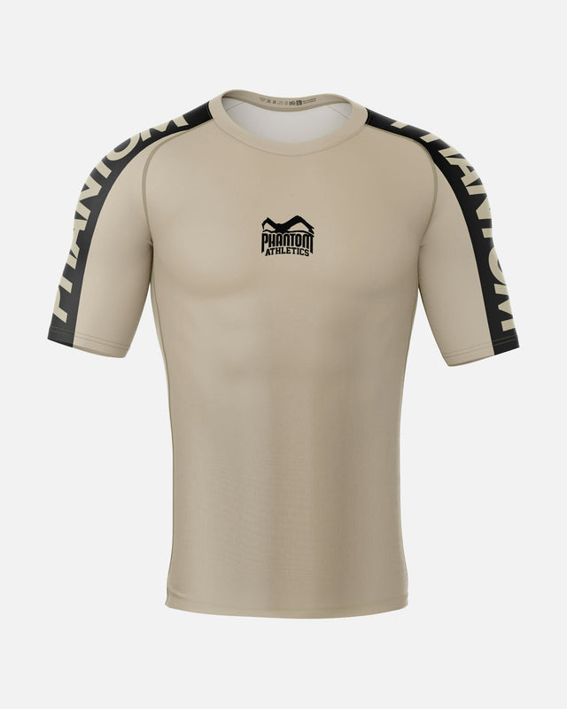 Phantom Athletics Rashguard EVO Apex Kurzarm – Sand