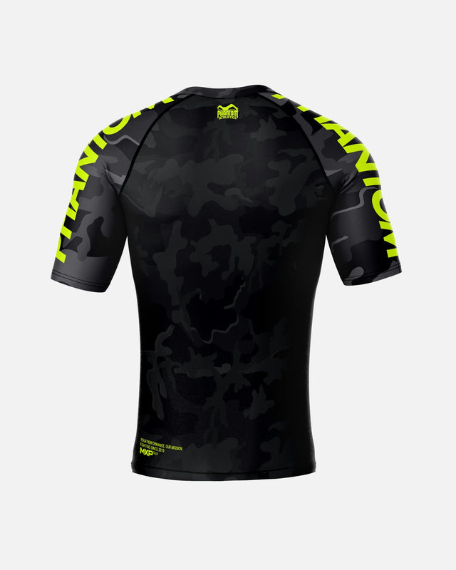 Phantom Athletics Rashguard EVO Neon – Sort/Neon