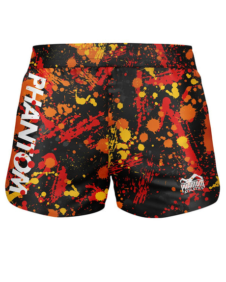Phantom Athletics MMA-shorts Fusion Splatter – Rød