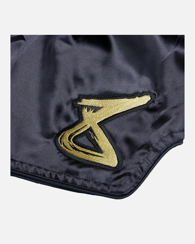 Pantaloncini Muay Thai 8 WEAPONS Strike – Nero/Oro
