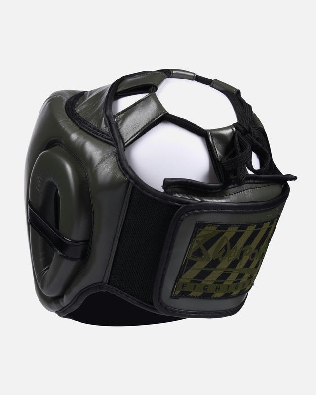 Casco da boxe 8 WEAPONS Unlimited – Oliva/Nero