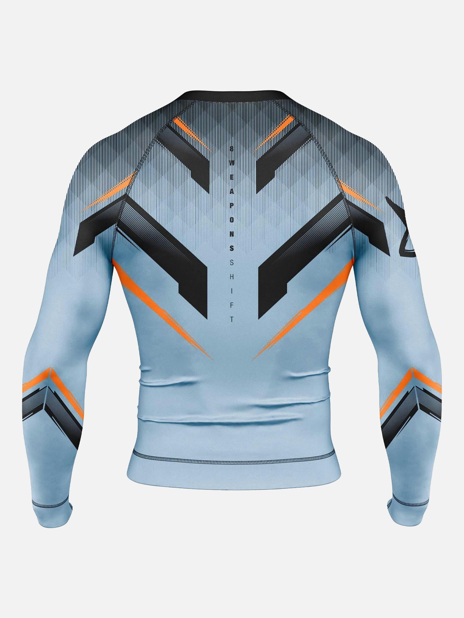 Rashguard 8 WEAPONS Shift – Gris glace/Orange