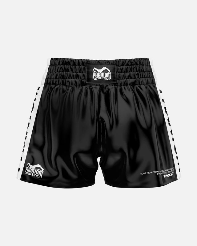 Phantom Athletics Muay Thai shorts Apex – Sort/Hvid