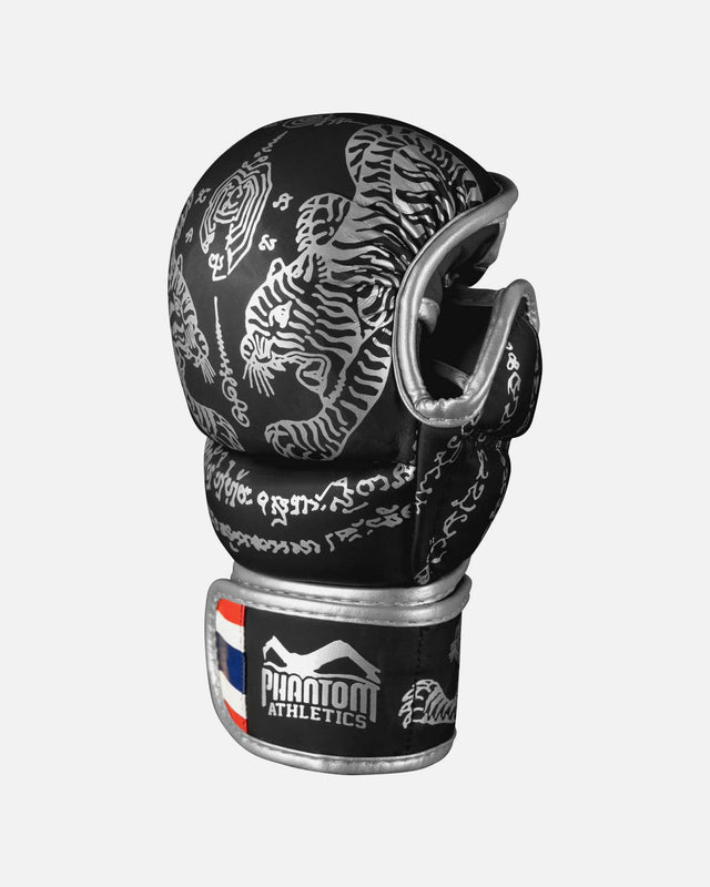 Phantom Athletics MMA-handsker Sparring Muay Thai – Sort/Sølv