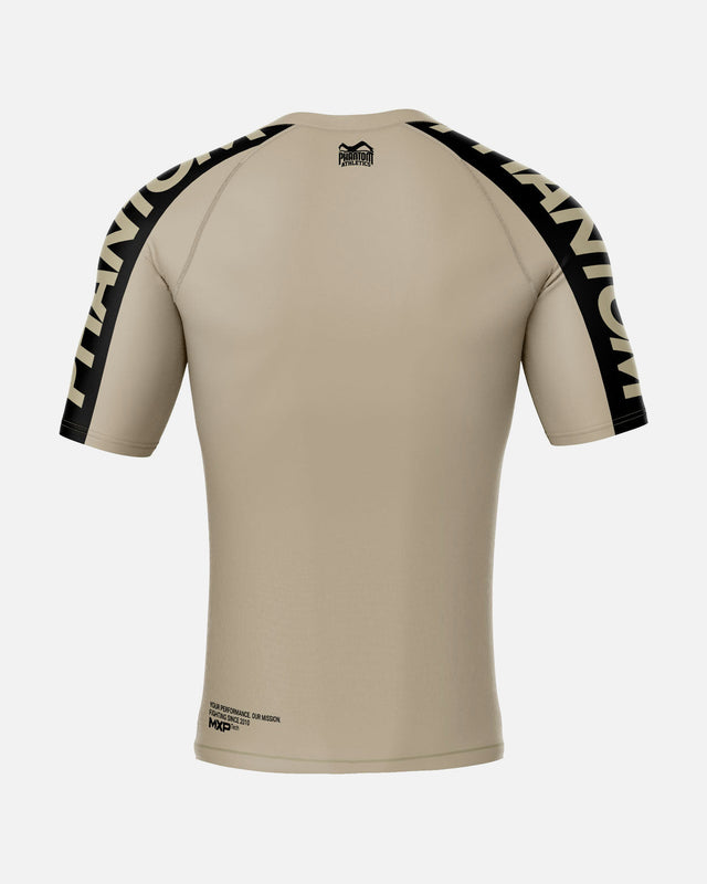 Phantom Athletics Rashguard EVO Apex Kurzarm – Sand